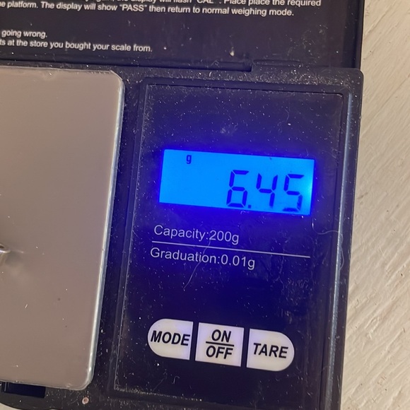 1.5” blue and black 3D lady big charm pendant with jump hoop - Picture 10 of 10